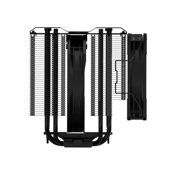 Cooler Master MasterAir MA824 Stealth processzorhűtő, dupla torony, 8 hőcső, 120/135 mm PWM, fekete - MAM-D8PN-318PK-R1
