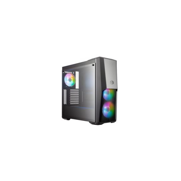 Cooler Master MasterBox MB500 ARGB fekete miditorony ház edzett üveg oldallappal