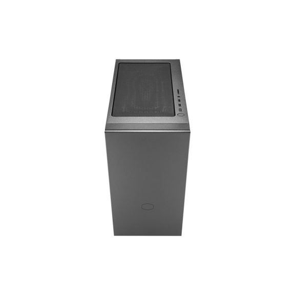 Cooler Master Silencio S400 Mini Tower számítógépház, edzett üveg oldallap, hangcsillapítás, 2 PWM ventilátor, fekete
