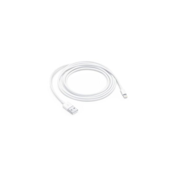 Apple Lightning - USB-A kábel, eredeti, 480Mbps adatátvitel, 2.0m, fehér - MD819ZM/A