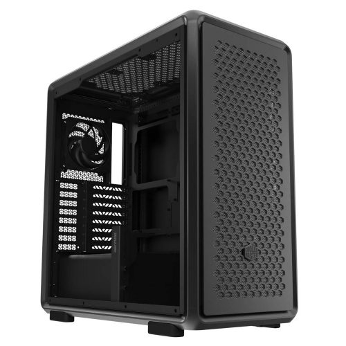 Cooler Master MasterFrame 600 fekete nyitott keretes miditorony pc ház Mobius ventilátorokkal