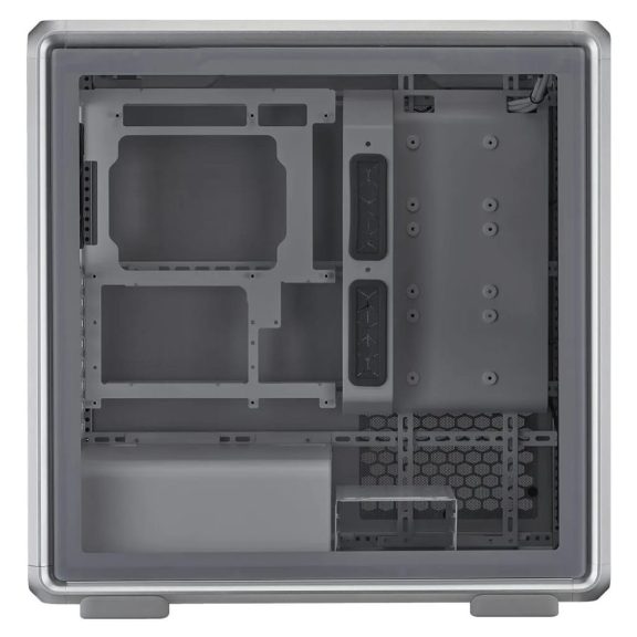 Cooler Master MasterFrame 600 ezüst nyitott keretes miditorony pc ház SickleFlow ARGB ventilátorokkal