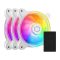 Cooler Master MasterFan MF120 Halo² White 3in1 ARGB házventilátor szett