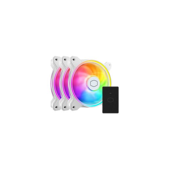Cooler Master MasterFan MF120 Halo² White 3in1 ARGB házventilátor szett