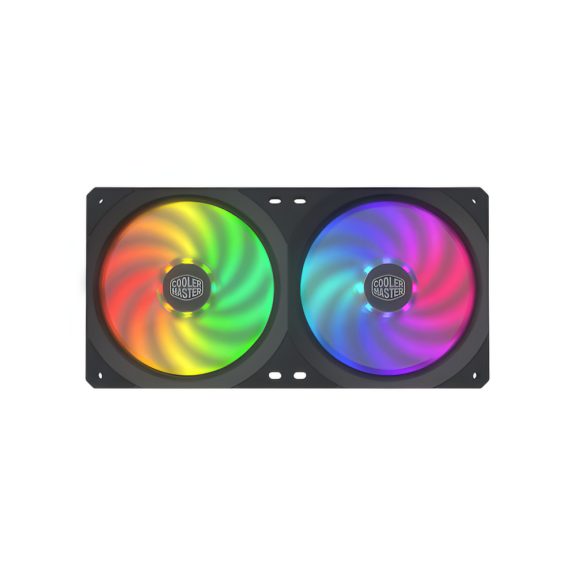 Cooler Master SF240R ARGB fekete egyblokkos házventilátor ARGB világítással