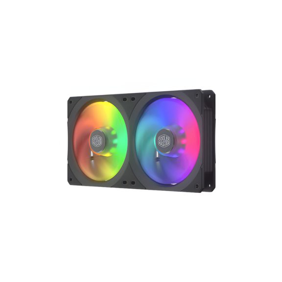 Cooler Master SF240R ARGB fekete egyblokkos házventilátor ARGB világítással