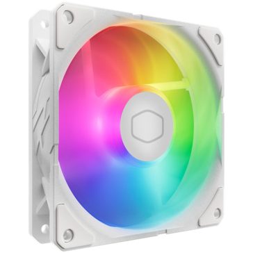 Cooler Master SickleFlow Edge 120 ARGB fehér házventilátor Mini vezérlővel