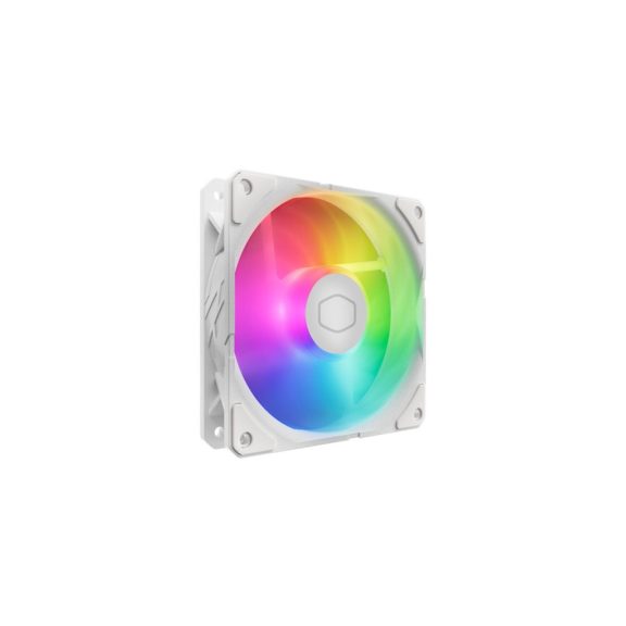 Cooler Master SickleFlow Edge 120 ARGB fehér házventilátor Mini vezérlővel