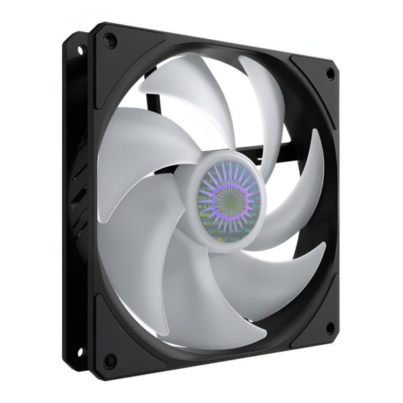 Cooler Master SickleFlow 140 ARGB fekete 140 mm-es házventilátor ARGB világítással és PWM csatlakozóval