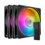 Cooler Master Mobius 120P ARGB 3-pack ventilátor szett Mini A1 vezérlővel