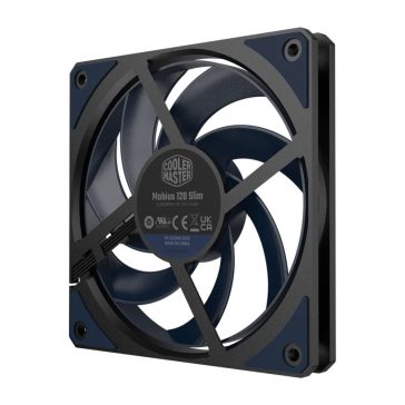 Cooler Master Mobius 120 Slim fekete vékony házventilátor LED nélkül