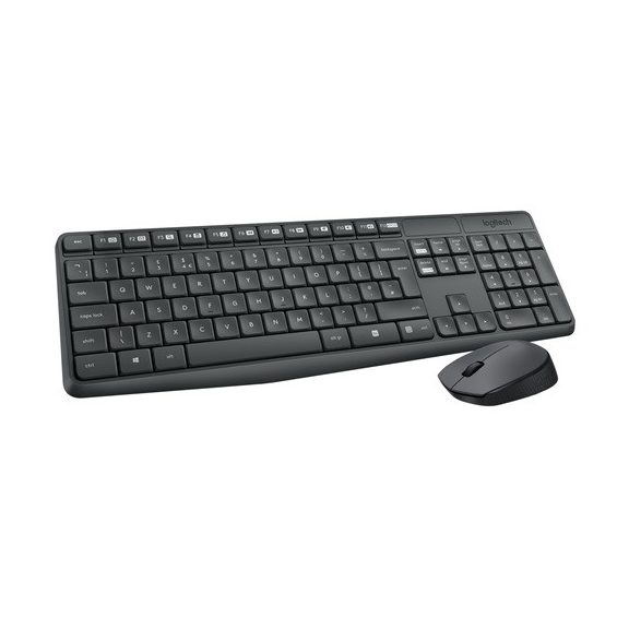 Logitech MK235 - Fekete - Gravírozott HU bill