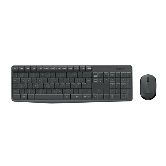 Logitech MK235 - Fekete - Gravírozott HU bill