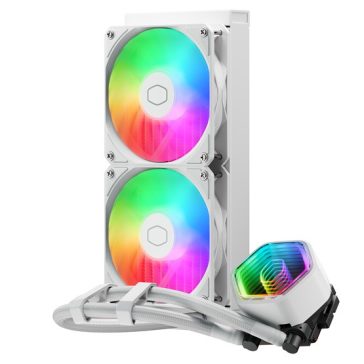   Cooler Master - MasterLiquid 240 Core II White Edition - Vízhűtés/univerzális - MLW-D24M-A18PA-RW