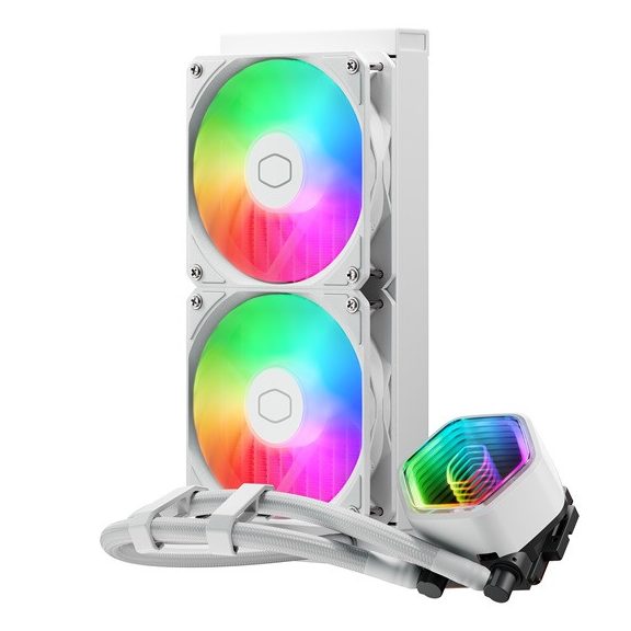 Cooler Master - MasterLiquid 240 Core II White Edition - Vízhűtés/univerzális - MLW-D24M-A18PA-RW