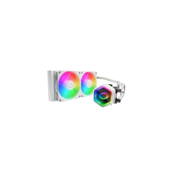 Cooler Master - MasterLiquid 240 Core II White Edition - Vízhűtés/univerzális - MLW-D24M-A18PA-RW