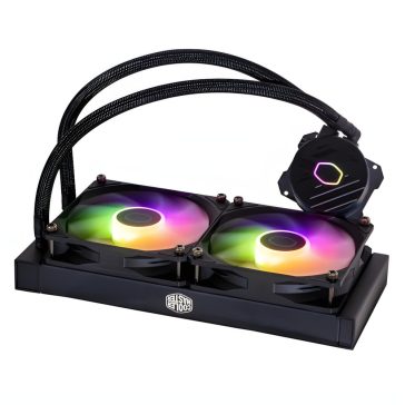   Cooler Master - MasterLiquid 240L Core ARGB White - Vízhűtés/univerzális - MLW-D24M-A18PZ-RW
