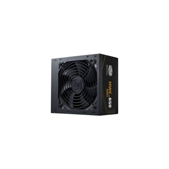 Cooler Master MWE Bronze 650 V3 650W tápegység 80 Plus Bronze tanúsítvánnyal és ATX 3.1 támogatással.