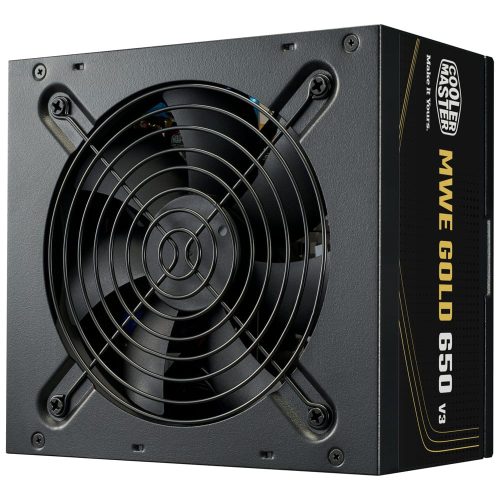 Cooler Master MWE Gold 650 V3 ATX 3.1 nem moduláris tápegység, 80+ Gold, 650W - MPE-6502-ACAAG-3BEU