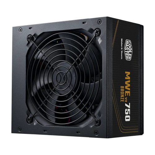 Cooler Master MWE Bronze 750 V3 750W tápegység 80 Plus Bronze tanúsítvánnyal és ATX 3.1 támogatással.