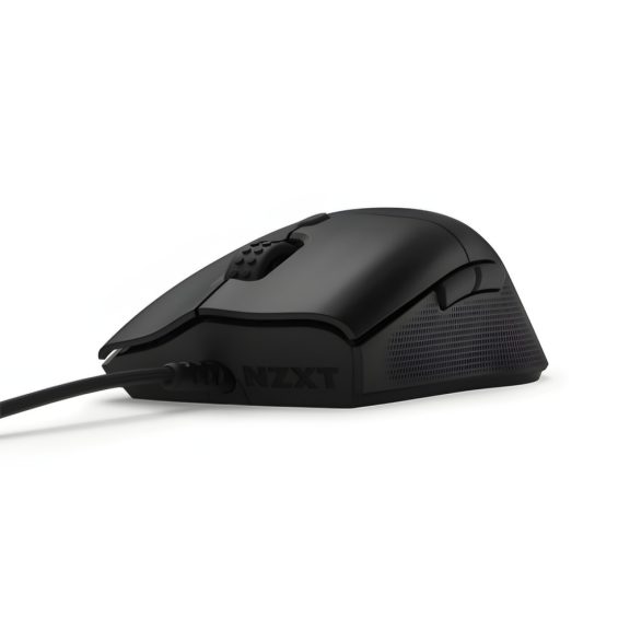 NZXT Lift 2 Ergo fekete gamer egér 8K polling rate-tel és 26 000 DPI szenzorral.