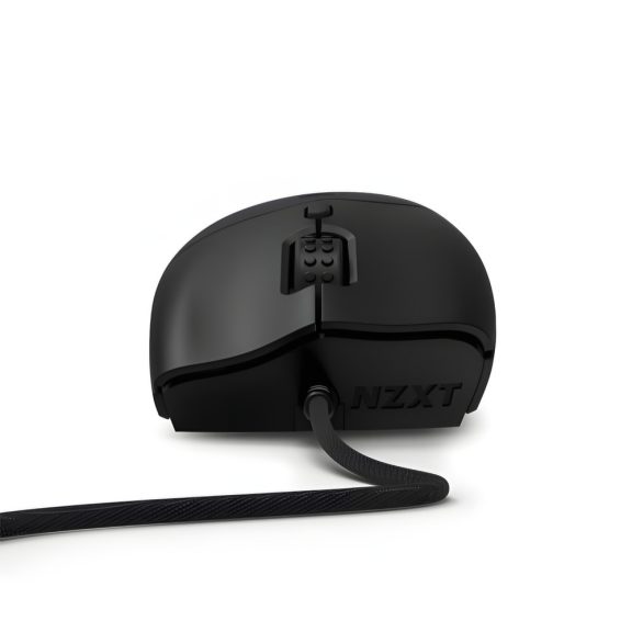 NZXT Lift 2 Ergo fekete gamer egér 8K polling rate-tel és 26 000 DPI szenzorral.