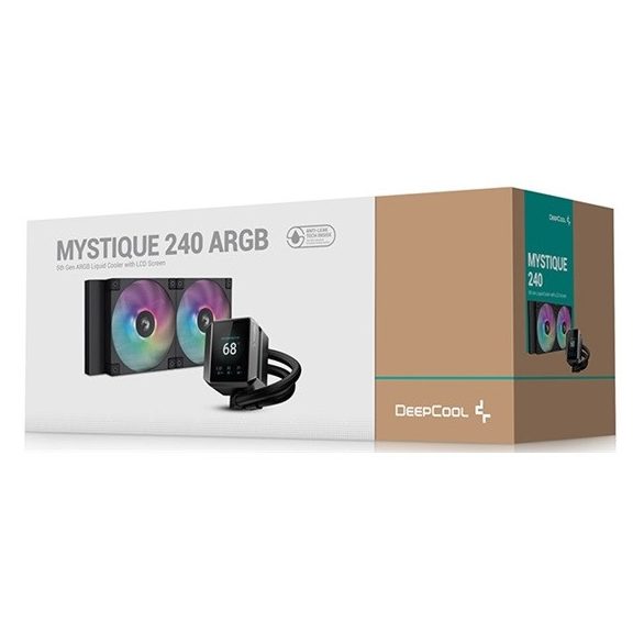DeepCool MYSTIQUE 240 ARGB - Vízhűtés - R-LX550-BKADSNC-G-1