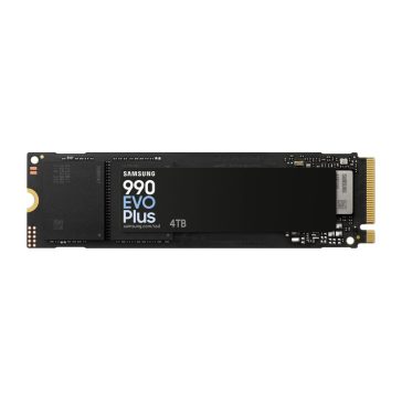 Samsung 990 EVO Plus NVMe M.2 SSD 4TB, 7250MB/s sebességgel és 80mm-es kialakítással.