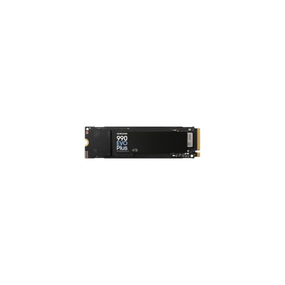 Samsung 990 EVO Plus NVMe M.2 SSD 4TB, 7250MB/s sebességgel és 80mm-es kialakítással.