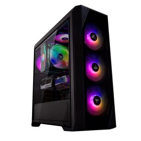 Zalman N5 TF számítógépház 4 db Spectrum RGB ventilátorral és edzett üveg előlappal