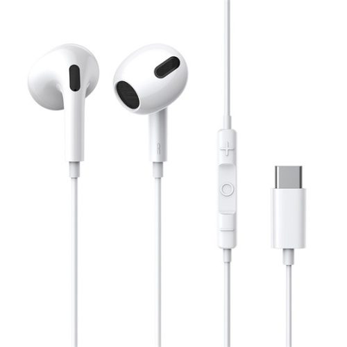 Baseus Encok C17 USB Type-C mikrofonos fülhallgató, fehér