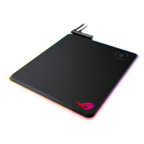 Asus ROG Balteus Qi RGB gamer egérpad vezeték nélküli töltéssel és Aura Sync világítással