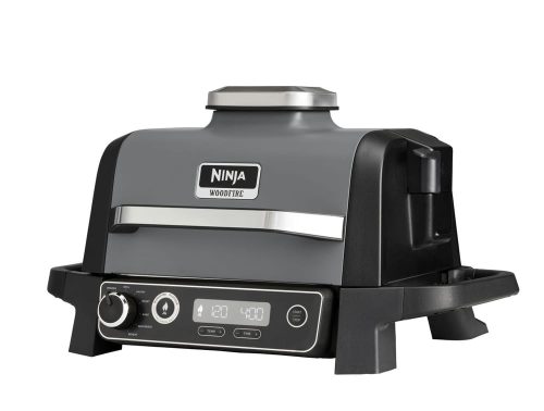 Ninja OG701EU elektromos grill és füstölő fatüzes technológiával, kültéri használatra