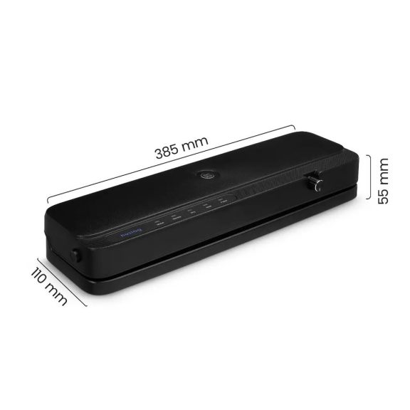 Huslog HUS1065 VacuumFlow vákuumfóliázó, 65 kPa, 5 program, 32 cm hegesztősín, fekete