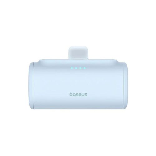 Baseus Compact 5000mAh 20W Powerbank beépített iPhone csatlakozóval, kék