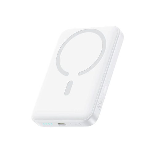 Baseus EnerFill FM11 10000mAh mágneses power bank fehér színben iPhone-hoz