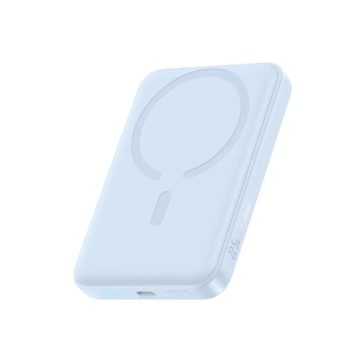 Baseus EnerFill FM11 10000mAh mágneses power bank kék színben iPhone-hoz