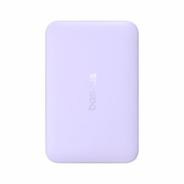   Baseus EnerFill FM11 Magnetic vezeték nélküli gyorstöltő powerbank 10000 mAh, 22.5W, lila + 60W USB Type-C, 30cm kábel