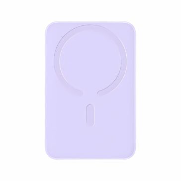   Baseus EnerFill FM11 Magnetic vezeték nélküli gyorstöltő powerbank 10000 mAh, 22.5W, lila + 60W USB Type-C, 30cm kábel