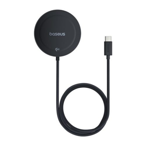 Baseus Simple Mini4 Magnetic vezeték nélküli töltő 15W, fekete
