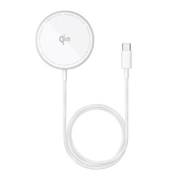   Baseus Simple Mini4 Air Magnetic vezeték nélküli töltő 15W, ezüst