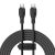 Baseus Pudding USB Type-C, 100W gyorstöltő adatkábel, 1.2m, fekete