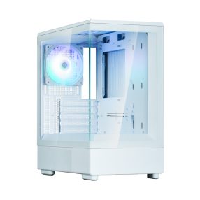   Zalman P10 WHITE microATX minitorony számítógépház, fehér