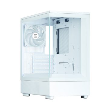   Zalman P10 WHITE microATX minitorony számítógépház, fehér