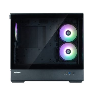   Zalman P30 Black V2 microATX minitorony számítógépház, fekete