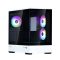 Zalman P30 BW microATX minitorony számítógépház, fekete-fehér