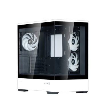   Zalman P30 BW microATX minitorony számítógépház, fekete-fehér