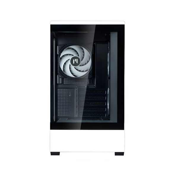 Zalman P30 BW microATX minitorony számítógépház, fekete-fehér