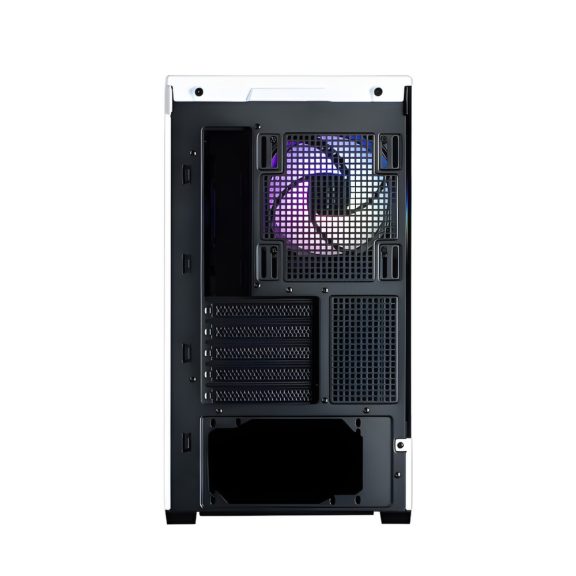 Zalman P30 BW microATX minitorony számítógépház, fekete-fehér