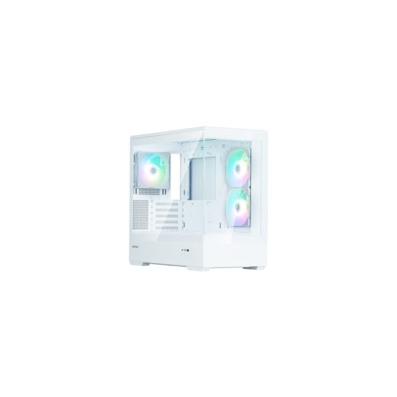 Zalman P30 White V2 microATX minitorony számítógépház, fehér 